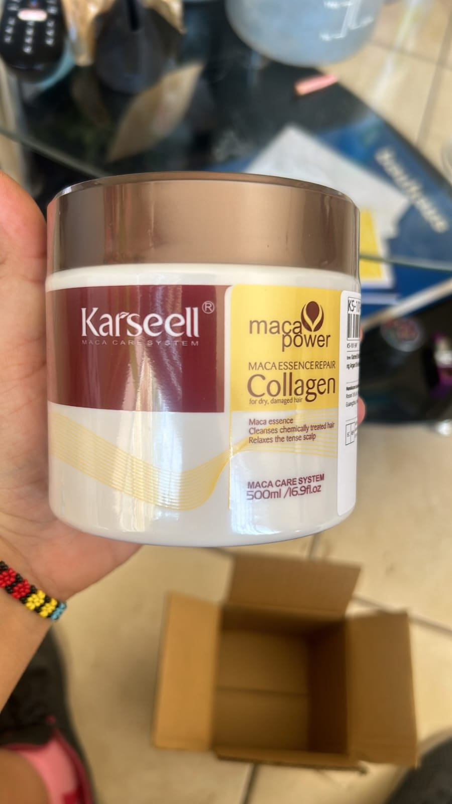 Shampoo con Colágeno para el Cabello Maca Power